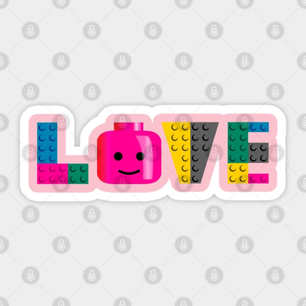 LOVE LEGO Sticker by jamedleo